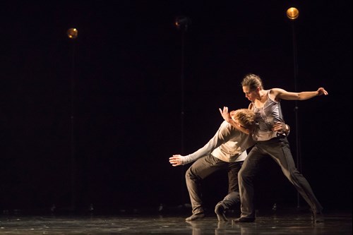 Elliot Hammans, left, and Jaqueline Burnett in A Picture of You Falling by Crystal Pite